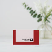 Panel - kleuren - Ruby Red Visitekaartje (Staand voorkant)