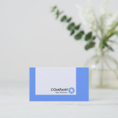 Panel - kleuren - Star - Baby Blue Visitekaartje (Staand voorkant)