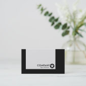 Panel - kleuren - Star - zwart Visitekaartje (Staand voorkant)