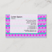 Panel — kleurrijke geometrische visitekaartje (Achterkant)