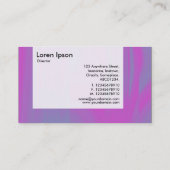 Panel — Magenta en blauw Visitekaartje (Achterkant)