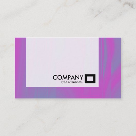 Panel — Magenta en blauw Visitekaartje (Voorkant)