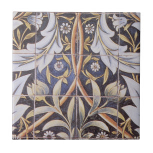 Panel Of Ceramic Tiles By William Morris Tegeltje