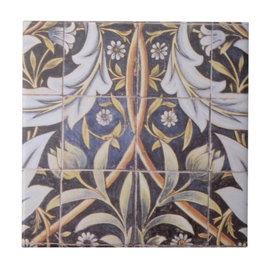 Panel Of Ceramic Tiles By William Morris Tegeltje (Voorkant)