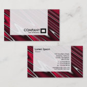 Panel - Red Ripples Visitekaartje (Voorkant / Achterkant)