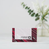 Panel - Red Ripples Visitekaartje (Staand voorkant)