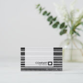 Panel - Striped Abstract Visitekaartje (Staand voorkant)