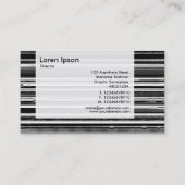 Panel - Striped Abstract Visitekaartje (Achterkant)