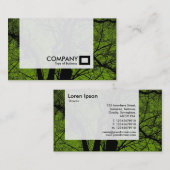 Panel - structuur met hoog contrast visitekaartje (Voorkant / Achterkant)