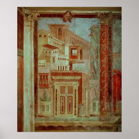 Panel van Cubiculum uit de slaapkamer van de Poster (Voorkant)