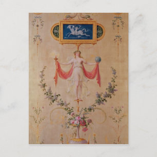 Panel van de boudoir van Marie-Antoinette Briefkaart