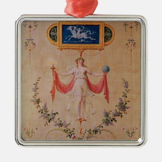 Panel van de boudoir van Marie-Antoinette Metalen Ornament (Voorkant)
