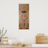 Panel van de boudoir van Marie-Antoinette Poster (Keuken)