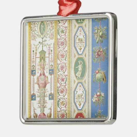 Panel van Raphael Loggia bij het Vaticaan, engr Metalen Ornament (Links)