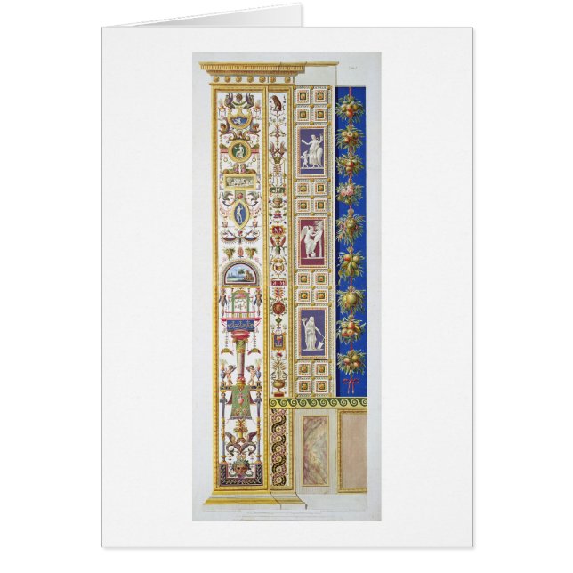 Panel van Raphael Loggia in het Vaticaan, van (Voorkant)