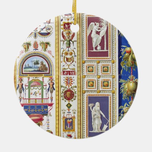 Panel van Raphael Loggia in het Vaticaan, van Keramisch Ornament (Achterkant)