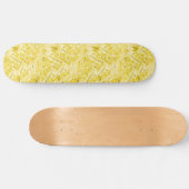 Paneled Gold Persoonlijk Skateboard (Horizontaal)