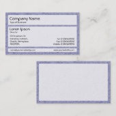 Panelen 02 - Blauw Grijs Stucco Visitekaartje (Voorkant / Achterkant)