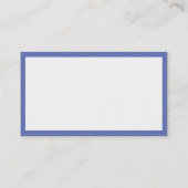 Panelen - Blauw stucwerk Visitekaartje (Achterkant)