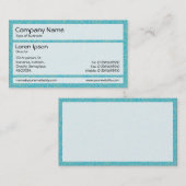 Panels 02 - Blauw en Groene Stipple Visitekaartje (Voorkant / Achterkant)