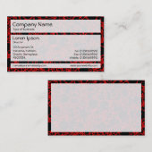 Panels 02 - Bubbles in rood Visitekaartje (Voorkant / Achterkant)