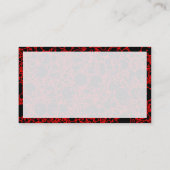 Panels 02 - Bubbles in rood Visitekaartje (Achterkant)