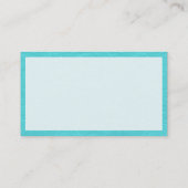 Panels 02 - Cyaan met gekalibreerd papier Visitekaartje (Achterkant)