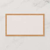 Panels - 02 Geel Sinaasappel gekorfd papier Visitekaartje (Achterkant)