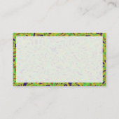 Panels 02 - Groene marmering Visitekaartje (Achterkant)