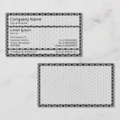 Panels 02 - Honeycomb Visitekaartje (Voorkant / Achterkant)