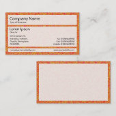 Panels 02 - Oranje marmering Visitekaartje (Voorkant / Achterkant)