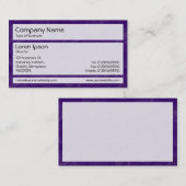 Panels 02 - Paars geborsteld Visitekaartje (Voorkant / Achterkant)