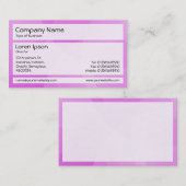 Panels 02 - Paarse curven Visitekaartje (Voorkant / Achterkant)