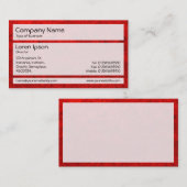 Panels 02 - Red Earth Visitekaartje (Voorkant / Achterkant)