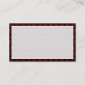 Panels 02 - Rode en zwarte lijnen Visitekaartje (Achterkant)