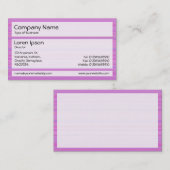 Panels 02 - Roze gecomprimeerd Visitekaartje (Voorkant / Achterkant)