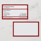 Panels (afgerond) - Ruby Red Visitekaartje (Voorkant / Achterkant)