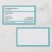 Panels - Blauw en Groene Steekproef Visitekaartje (Voorkant / Achterkant)