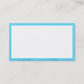 Panels - Blauw geschilderd Visitekaartje (Achterkant)