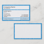 Panels - Blauwe Stipple Visitekaartje (Voorkant / Achterkant)