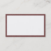 Panels - Bruine plastic houder Visitekaartje (Achterkant)