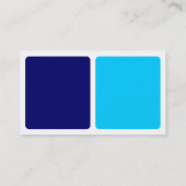Panels - Donkerblauw, lichtblauw en wit Visitekaartje (Achterkant)