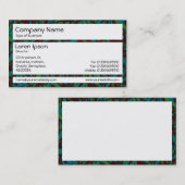 Panels - donkere marmering visitekaartje (Voorkant / Achterkant)
