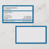 Panels - Dringend blauw Visitekaartje (Voorkant / Achterkant)