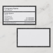 Panels - Faded zwarte denim Visitekaartje (Voorkant / Achterkant)