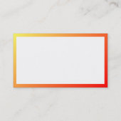 Panels - Geel tot rood Visitekaartje (Achterkant)