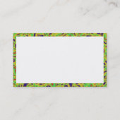 Panels - Groene marmering Visitekaartje (Achterkant)