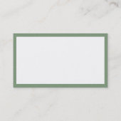Panels - Groene poeder Visitekaartje (Achterkant)