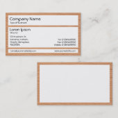 Panels - hout 06 visitekaartje (Voorkant / Achterkant)