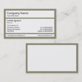 Panels - Khaki Powder Visitekaartje (Voorkant / Achterkant)